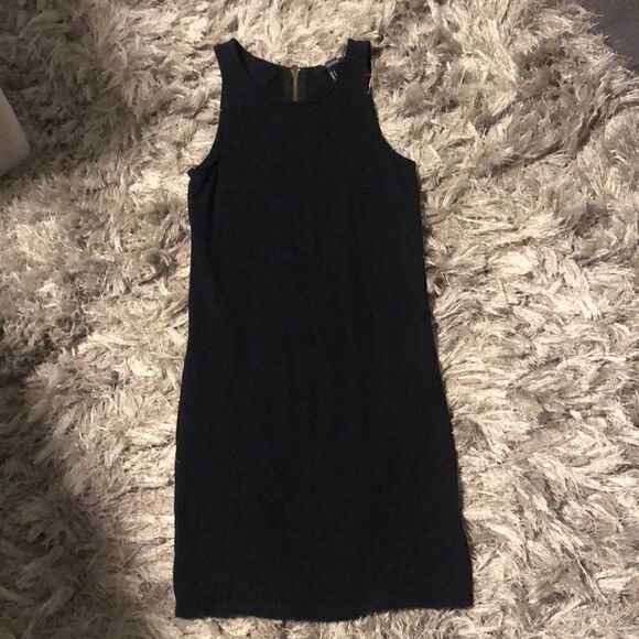 Womens Juniors Forever 21 Black Fitted Dress Small‎ - Picture 1 of 3